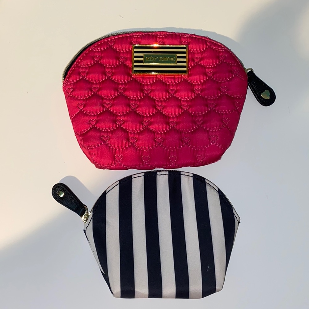 Betsy Johnson cosmetics/toiletries bags